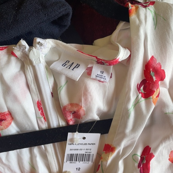 White Floral Gap Dress - Picture 3 of 3